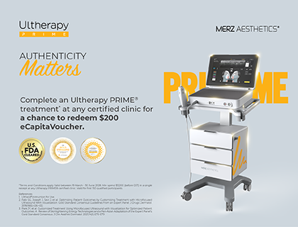 Complete an Ultherapy Treatment* at any Ultherapy certificed clinic to redeem a S$200 eCapitaVoucher